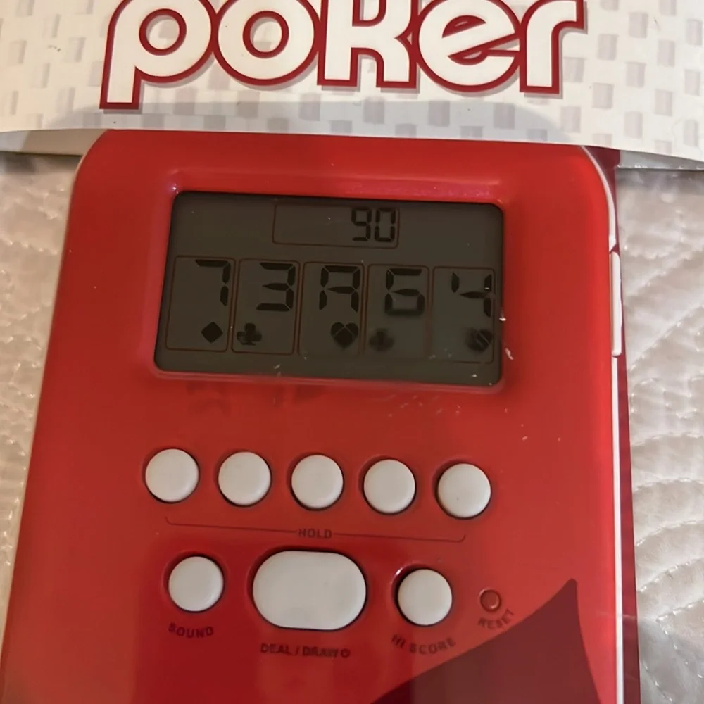 Radica poker lighted game, new in package‎